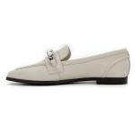 Slip On Flat Leather Loafers Womens With EVA Insole Leather Lining
