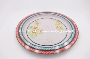 Wholesale 45cm Wedding &amp; party tinplate plate charger plates round dish serving tray wedding plates set from china suppliers