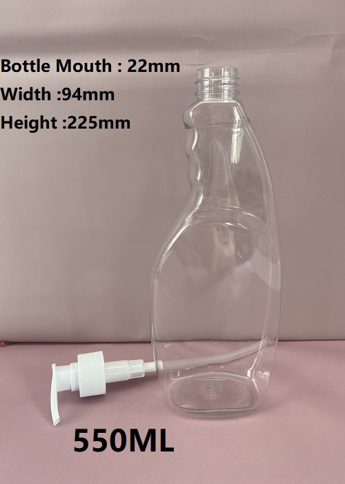 130Ml Clear Empty Plastic Bottles With Flip Top Cap, Refillable Cosmetic Spayer Containers for Toner, Lotion, Cream Skin