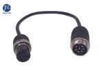 IP68 GX16 7Pin Aviation Cable 10M Waterproof Backup Rearview Camera