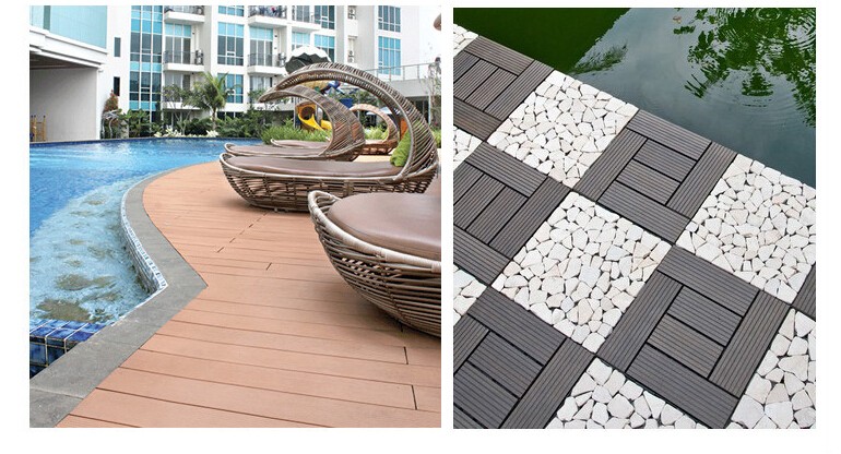 Durable Pest Resistant 3d Wall Cladding Panels Outdoor Composite Wood Flooring 146 X 20mm