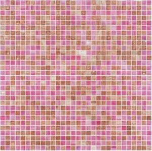 Wholesale Cute pink with little brown 10mm glass mosaic mix pattern for girl room from china suppliers