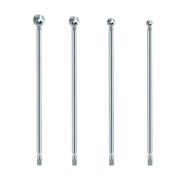 Lightweight Silver Dental Diamond Bur , Portable Tungsten Carbide Burs In