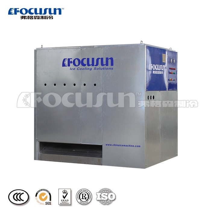 10 Tons Water-Cooled Tube Ice Making Machine with in Need of R404a/R22 Refrigerant