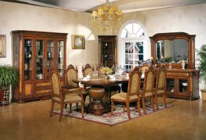 Wholesale Customized High End Solid Wood Dining Table Set Marble Kitchen &amp; Dining Room Tables from china suppliers