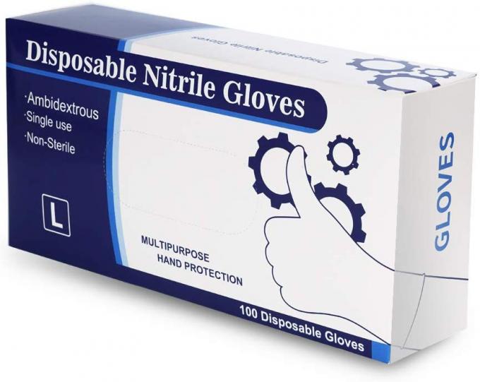 Powder Free Disposable Medical Gloves Medical Accessories Consumables Nitrile Gloves