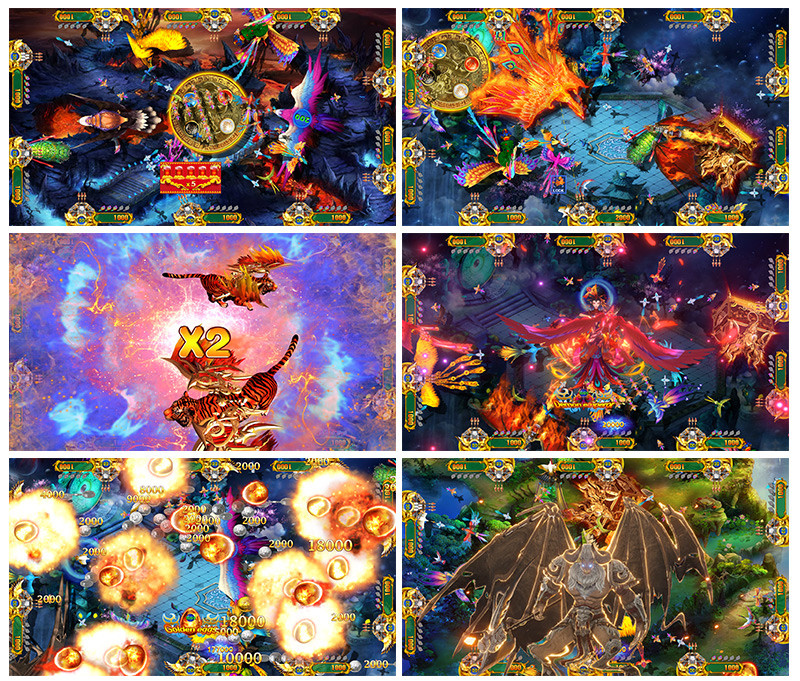 Shooting Online Fish Table Game Video Demon Hunring Bird