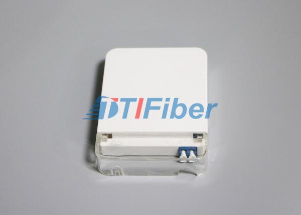 Indoor Fiber Optic Terminal Box With LC Duplex Fiber Optic Adapters , Optical