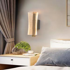 Wholesale Simple Black Living Room Back Wall LED Wall Lamp Design Sense Best-selling Bedroom Bedside Acrylic Led Wall Lights from china suppliers