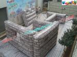 Durable Outdoor Colorful Inflatable Paintball Bunkers , Inflatable Paintball