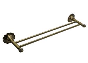Wholesale Modern Design 886g Light Double Towel Bar Antique Brass Bathroom Essentials from china suppliers