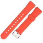 20x18mm Silicone Rubber Watch Strap Bands Breathable Red Color