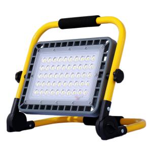 Wholesale Metal Case LED Rechargeable Portable Work Light 100W 1500lm Yellow Color from china suppliers