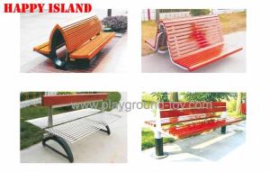 Wholesale Pine Solid Wood Park Benches , Garden Park Bench For Park from china suppliers
