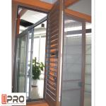 Water - Proof Aluminium Flush Casement Windows Powder Coating Thickness 1.0-2