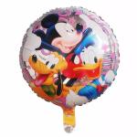 Cartoon Character Round Star Heart Minnie Mickey Kids Inflatable Foil Balloon 18