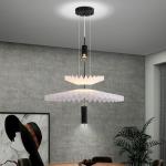Nordic Modern Aluminum Acrylic White Black Pendant Led Lighting For Restaurant