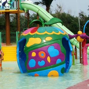 Wholesale Large Fiberglass and PVC Spray Park Equipment For 3 ~ 5 persons from china suppliers