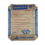 20kg Multiwall 3 Ply Paper Bags Waterproof Cement Packaging Bags With Adhesive