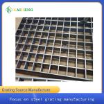 Silver Heavy Duty Steel Grate Galvanised Steel Walkway Grid