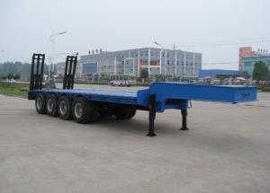 Wholesale ABS Anti-lock Braking System Low Bed Semi Trailer 80 Tons Payload 3 /4axles from china suppliers