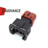 Buy cheap Automotive Fuel Injector Connectors 2 Pin Female Gender With Orange Clip from wholesalers