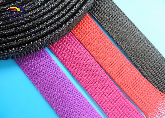 31.8MM Black Nylon Multifilament Braided Sleeving for Fishing Rod