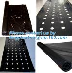 Weed Control Mulch Film, Agriculture Vegetable Black PE Films, 5 Holes