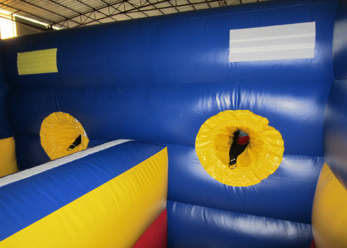 Indoor Commercial Kids Inflatable Jumper , Sports Games Basketball Bounce House