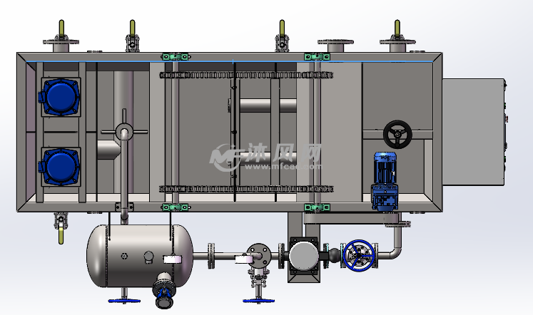 1 of Core Components 30m3/h Dissolved Air Flotation DAF Sewage Recycling System