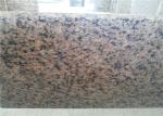 Sink Hole Cutout Prefab Bathroom Vanity Tops Tropical Brown Granite