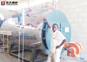 Wholesale Low Consumption Fuel Gas Fired Steam Boiler 1000Kg Running , Small Gas Boiler from china suppliers