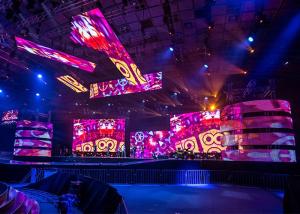 Wholesale Curved Indoor Outdoor Stage Rental LED Displays Smd Full Color 250x250mm from china suppliers