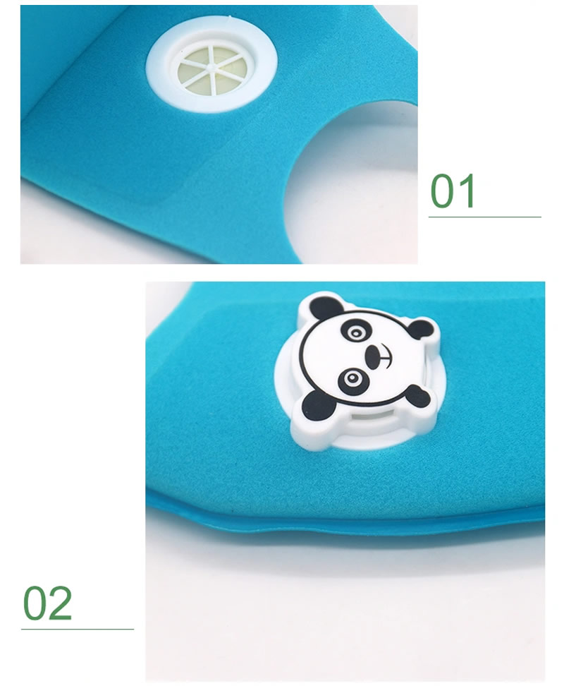 Soft Earloop Sponge Mask for Kids Dust Mask with Exhaled Valve