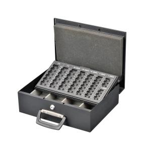 Wholesale OEM Metal Cash Box Modern Office Powder Euro Coin Collection Safes from china suppliers