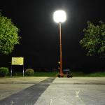 AC220V Portable Led Work Light 1400W Jobsite LED Balloon Light Tower For Law