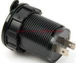 Universal Car Charger USB Vehicle DC12V-32V Waterproof Dual USB Charger 2 Port