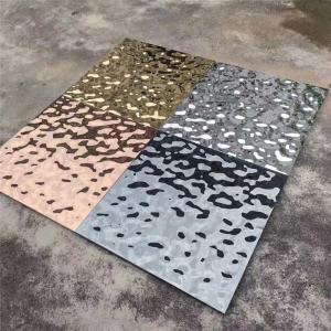 Wholesale Clip In Water Ripple Stainless Steel Ceiling Panel 600x600mm from china suppliers