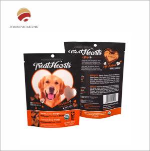 Wholesale Personalized Design Pet Food Pouch With Zipper Top Vibrant Colors from china suppliers