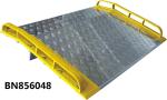 Heavy Duty Dock Plates , Aluminum Dock Board With Steel Curb 15000 Lbs Capacity
