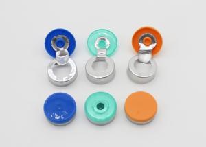 Wholesale Medicinal Aluminum Plastic Caps , Cosmetic Glass Vial Cap With Multiple Color from china suppliers