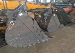 Heavy Duty Excavator Rock Bucket 1300 mm Wide With Hardox Material
