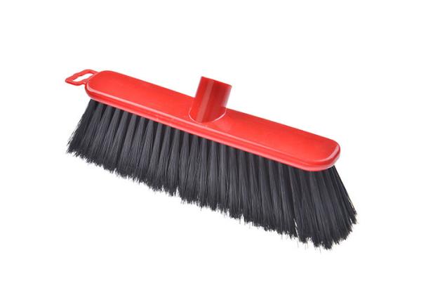 Stiff Bristles Floor Scrubbing Brush With Long Handle 48in Indoor Outdoor Broom