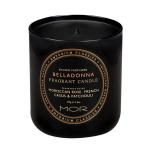 Decorative Scented Soy Wax Candle / Black Glass Long Lasting Scented Candles