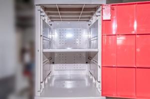 Wholesale School Storage Lockers With Padlock , 4 Comparts 1 Column Red School Lockers from china suppliers