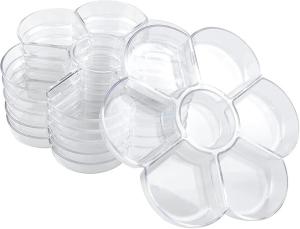 Wholesale 7&quot;L X 7&quot;W Transparent Kids Plastic Paint Tray Holder For Oil Watercolor Painting from china suppliers