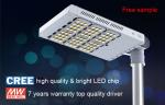 IP65 120W Aluminum Led Street Light Housing , LED Road Lighting 12000-15000Lm