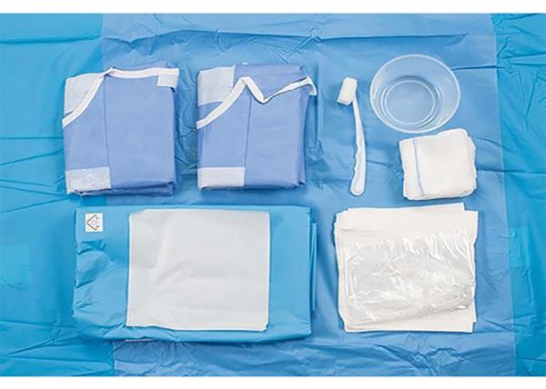 Angiography Procedure Pack Disposable EO Sterile Surgery Pack SMS Blue surgical