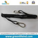 Black PU Safety Tether Lanyard Protection Valuable Items Tools