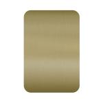 316 2mm 304 Stainless Steel Plate Sheet PVD Brushed Hairline Gold Coated